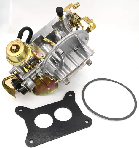 Miniatura 7 de Carburador de 2 barriles 2100 2150 Compatible con Ford F100 F250 F350 (289 302 351 Cu) y motores Jeep - Estrangulador eléctrico con junta de montaje
