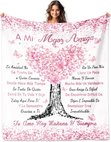 Miniatura 10 de Regalo para Hermana, Regalos para Hermana en Español Manta 60x50 pulgadas, Regalos para Hermana Día de la Madre, Regalos de Día de la Madre