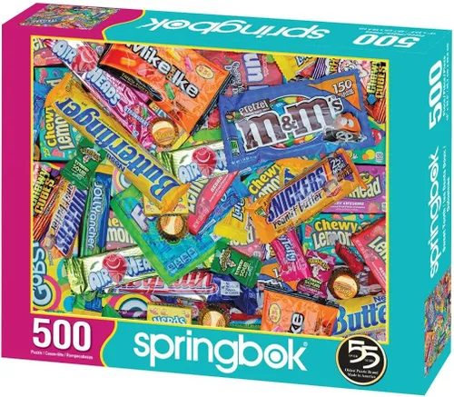 Miniatura 2 de Rompecabezas de Springbok con diseño de dulces, 500 piezas