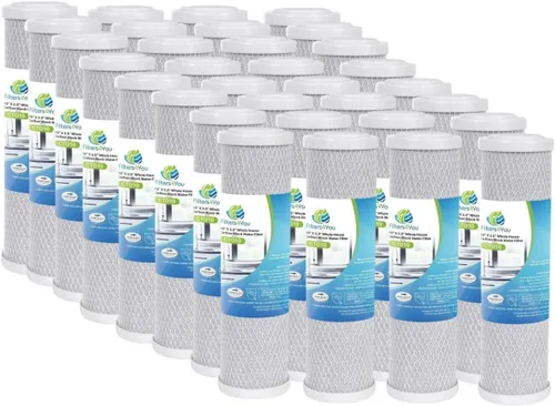 Miniatura 9 de CFS UltraClean - Cartucho de filtro de agua de bloque de carbono de 10 x 2.5 pulgadas, compatible con Flow-Pur 8 y WCBCS-975-RV, reduce el cloro