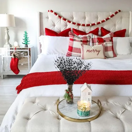 Miniatura 6 de Paquete de 10 tallos de bayas artificiales negras con purpurina de 15.7 pulgadas, palitos de Navidad falsos decorativos con purpurina para árbol