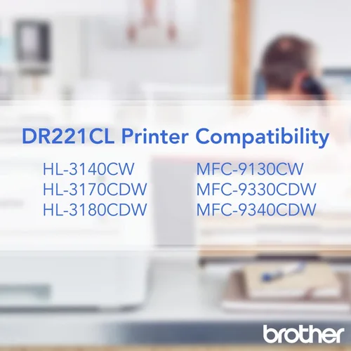 Miniatura 6 de Cartucho estándar para tóner de Impresora Brother, serie TN221X, Drum