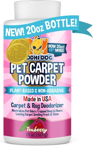 Miniatura 8 de Bodhi Dog Natural Carpet - Desodorante en polvo para alfombras – Eliminador de olores secos de mascotas y removedor de olores de orina – Afloja