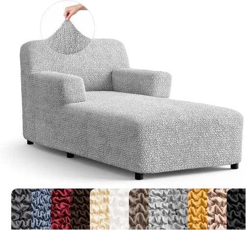 Miniatura 13 de PAULATO BY GA.I.CO. Funda para Silla de Tumbona Sin Brazos - Funda Deslizante para Silla de Tumbona - Funda para Sofá de Salón - Fundas Deslizantes