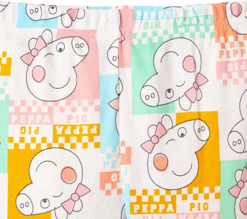 Miniatura 6 de Peppa Pig Conjunto de 4 piezas de algodón de manga larga y pantalones de pijama para niñas pequeñas