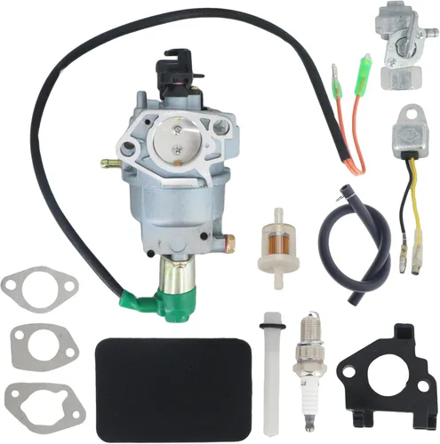 Compatible con EW171 Kit aislante de carburador para motores generadores Honda EM5000S EM5000SX EB5000X con filtro de aire