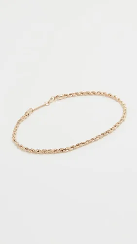 Miniatura 2 de Zoe Chicco Tobillera de cadena media de oro de 14 quilates para mujer Metal No aplicable