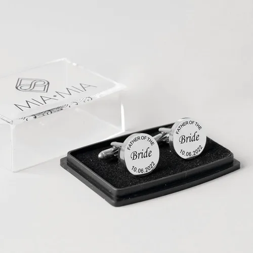 Miniatura 8 de Gemelos grabados personalizados para hombres, regalo de boda personalizado para novio, padre de la novia y el novio, mejores hombres, gemelos
