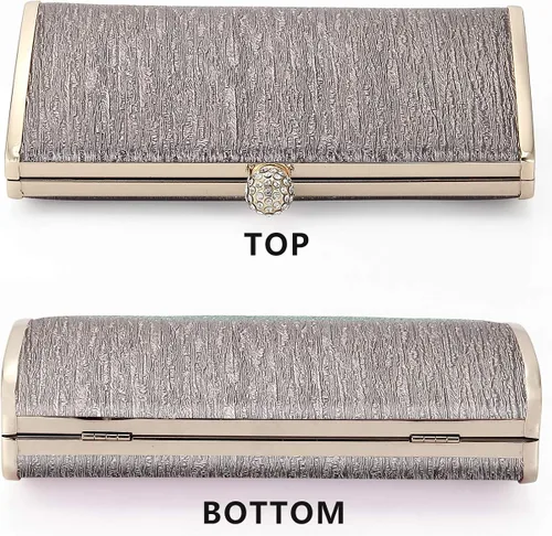 Miniatura 4 de Bolsos de embrague de noche para mujer marco de metal bolso de noche bolso de noche bolso de boda fiesta de graduación cócteles nupciales