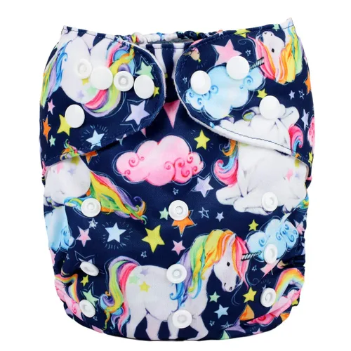Miniatura 10 de Pañal de bolsillo para bebé, reutilizable, lavable, 8 libras a 36 libras (flecha)