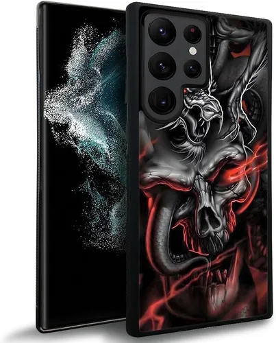Miniatura 325 de CARLOCA Funda compatible con Samsung Galaxy S22 Ultra, diseño gráfico de Star Howling Wolfs Samsung Galaxy S22 Ultra, diseño gráfico, a prueba