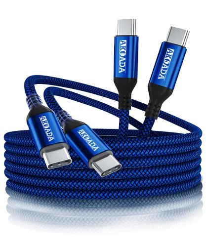 Miniatura 8 de AkoaDa - Cable USB-C a USB-C de 100 W de 10 pies Gris