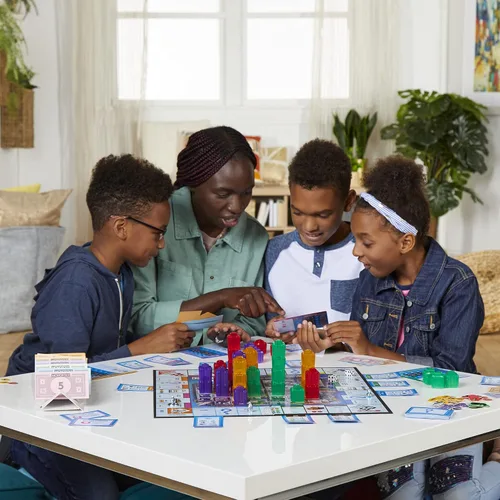Miniatura 7 de Monopoly Builder - Juego de mesa, juego de estrategia, juego familiar, juegos para niños, juego divertido para jugar, juegos de mesa familiares
