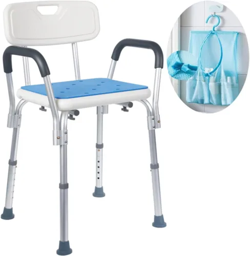 Silla de ducha de alta calidad para ducha interior, silla de baño y asiento de ducha de grado médico para personas mayores, ancianos, discapacitados