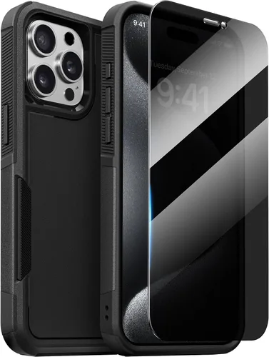 Miniatura 74 de Diaclara Funda diseñada para iPhone 12 Pro Max, [con protector de pantalla de privacidad] [antiespía] [protección contra caídas de grado militar]