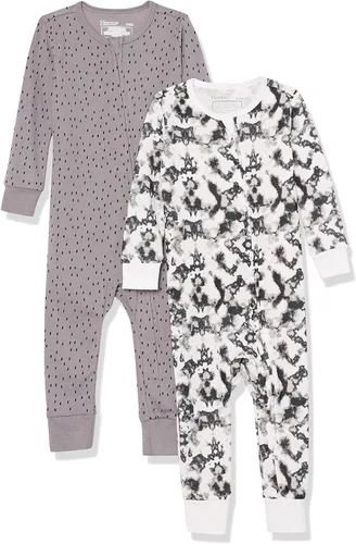 Miniatura 3 de Hanes Pijama Baby Sleep N' Play Ultimate Zippin (2 unidades), Blanco