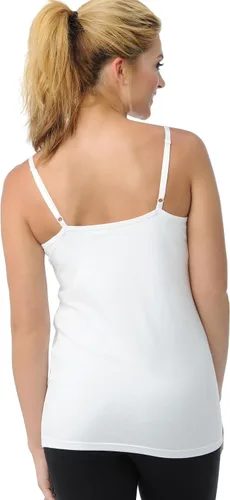 Miniatura 2 de Maternidad Maternity - Camiseta de lactancia sin mangas, clic de apertura, para mujer