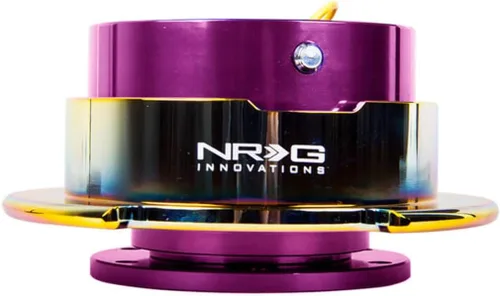 Miniatura 3 de NRG Innovations NRG-SRK-250NB-MC GEN 2.5 - Adaptador de liberación rápida para volante, 6 agujeros y patrones de pernos 6x70 y 6x74mm/Cuerpo azul