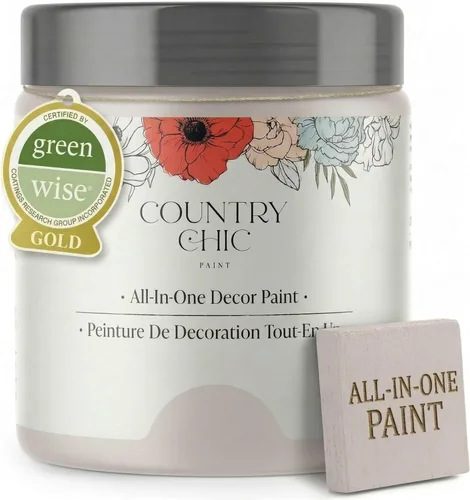 Miniatura 62 de Country Chic Pintura todo en uno estilo tiza para muebles, gabinetes, decoración del hogar, ecológica, acabado mate, imprimación incorporada y capa