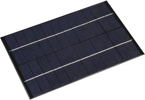 Miniatura 6 de Eujgoov Mini panel solar portátil, módulo de panel solar policristalino 12 V 4.2 W de alta eficiencia DIY polisilicio módulo de energía de batería
