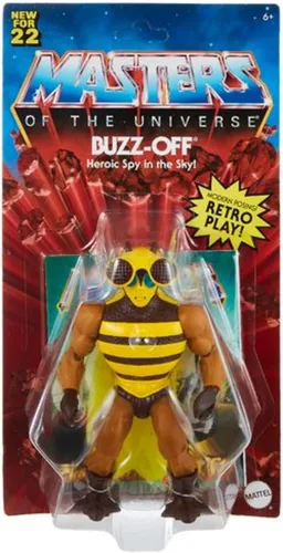 Miniatura 7 de Masters of the Universe Origins - Figura de acción Buzz-Off, figura coleccionable de MOTU de 5.5 pulgadas con accesorio
