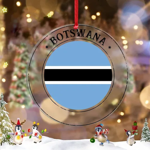 Miniatura 12 de Adornos para árbol de Navidad con bandera de Brasil, recuerdo de la ciudad del país, adornos de Navidad personalizados 2022, adornos colgantes