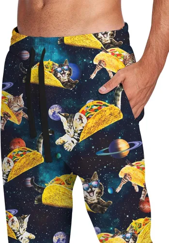 Miniatura 3 de uideazone - Pants deportivos de estilo casual con estampados en 3D, para hombres y mujeres