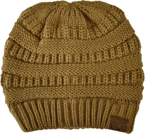 Miniatura 148 de C.C Trendy Warm Chunky Soft Stretch Cable Knit Beanie