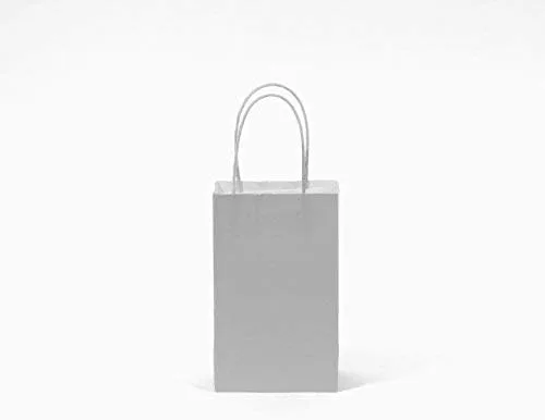 Miniatura 2 de 12 bolsas sólidas de papel Kraft, S, Blanco, 12
