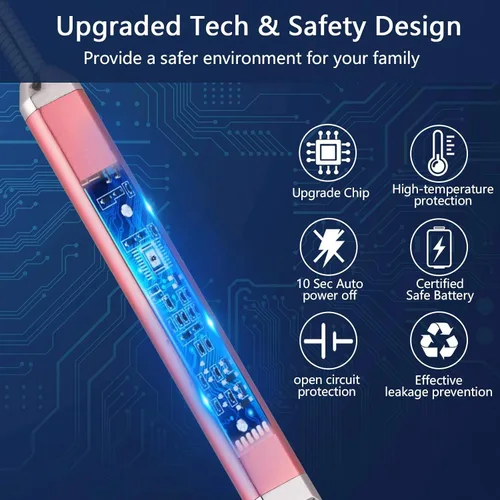 Miniatura 3 de MEIRUBY Encendedor eléctrico recargable USB, encendedor de arco, para campamento, parrillada, deportes, herramienta para apasionados de lo Oro rosa