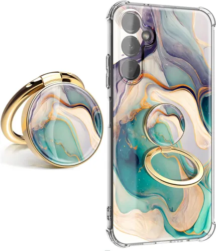 Miniatura 41 de para Samsung Galaxy a15 5G [Funda de Mármol Delgada]+[Anti-Caída Protectora] Fundas de Teléfono de TPU Suave y Elegantes para Mujeres de 6.5 Pulgadas