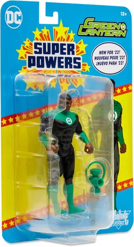 Miniatura 8 de Linterna Verde John Stewart (DC Super Powers) Figura de 4 pulgadas