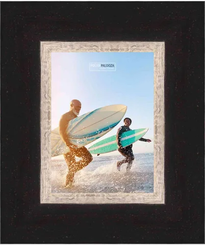 Miniatura 4 de Poster Palooza 5x6 Inch Traditional Complete Wood Picture Frame with UV Acrylic Plexiglass, Foam Board Backing & Hardware Included - 5x6 Inch Frame