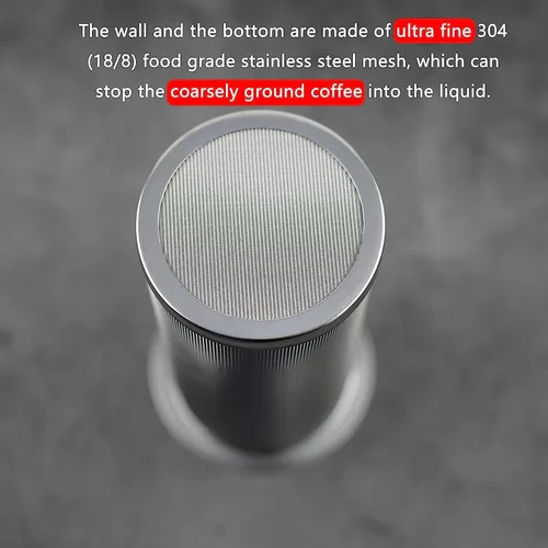 Miniatura 6 de Filtro de café frío para frascos Mason de 1 galón, fabricado con acero inoxidable, filtro de malla fina para café helado y té y sol en lotes