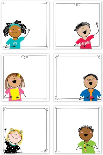 Miniatura 9 de Creative Teaching Press Banderines 6" Designer Cut-Outs (0857)