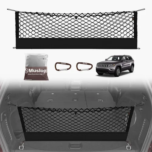 Miniatura 16 de Muslogy para Maverick - Accesorios de Red de Malla de Carga Extensible, Organizador de Maletero, Red de Malla Elástica para Cama de Carga