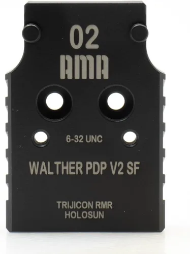 Miniatura 6 de Placa adaptadora para Walther PDP V2 SF compatible con Trijicon, Holosun, Leupold, Shield, Docter
