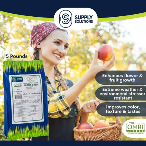 Miniatura 6 de Supply Solutions Sulfato de potasa 0-0-50 - Fertilizante orgánico de potasa - Adecuado para fertirrigación, sistemas de goteo, foliar, hidroponía