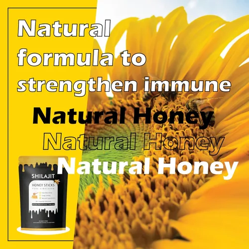 Miniatura 8 de Paquetes de miel Rone con shilajit del Himalaya, miel natural, azafrán, refuerzo de energía y apoyo inmunológico, más de 85 oligominerales, 75% más