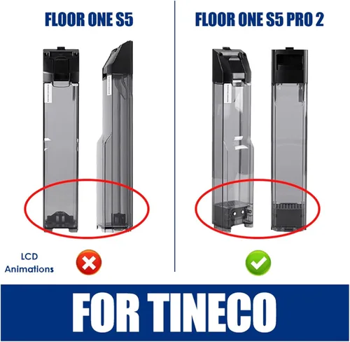 Miniatura 3 de Reemplazo del tanque de agua limpia/sucia, compatible con Tineco Floor ONE S5/S5 PRO 2 Smart Wet/Dry Aspiradoras Accesorios Piezas (Color : S5)