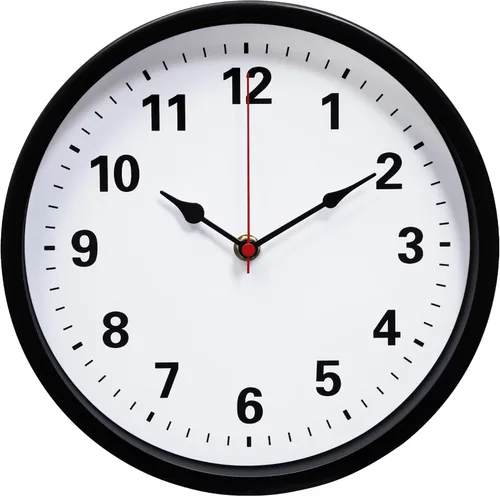 LEIKE Reloj de pared de metal de 10 pulgadas, color negro, retro de cuarzo silencioso, funciona con pilas, decorativo para patio, cocina, sala de