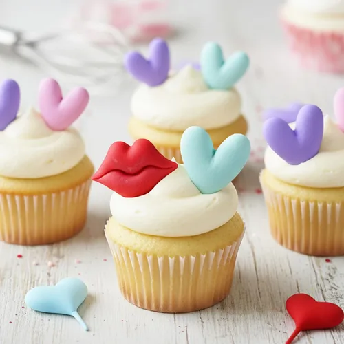 Miniatura 5 de Molde sexy de silicona para labios, molde para hornear de chocolate con forma de corazón para decoración de tartas de San Valentín, decoración