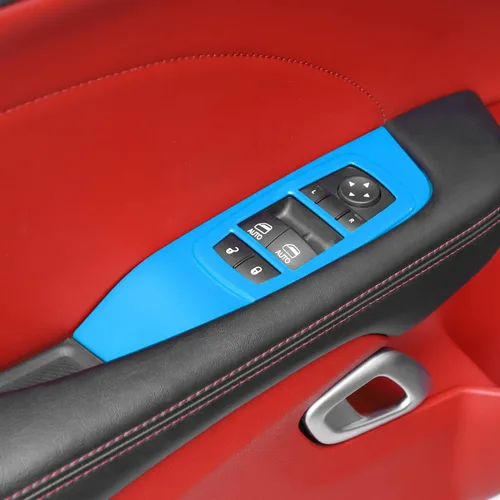 Miniatura 6 de Voodonala Cubierta del panel de elevación de ventana para Dodge Challenger 2015-2024, accesorios para Dodge Challenger 2015-2024