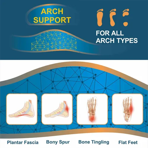 Miniatura 5 de MEGNYA Sandalias ortopédicas para hombre para fascitis plantar, sandalias atléticas con soporte para el arco, cómodas pantuflas para caminar