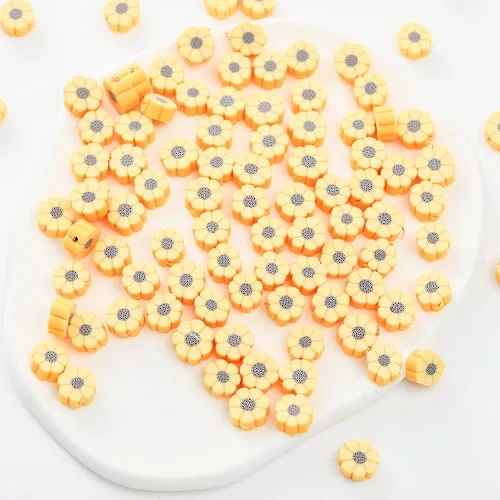 Miniatura 34 de 100 piezas de cuentas espaciadoras de arcilla polimérica de animales para joyería de mujer, pulseras, collares, aretes, accesorios de bricolaje