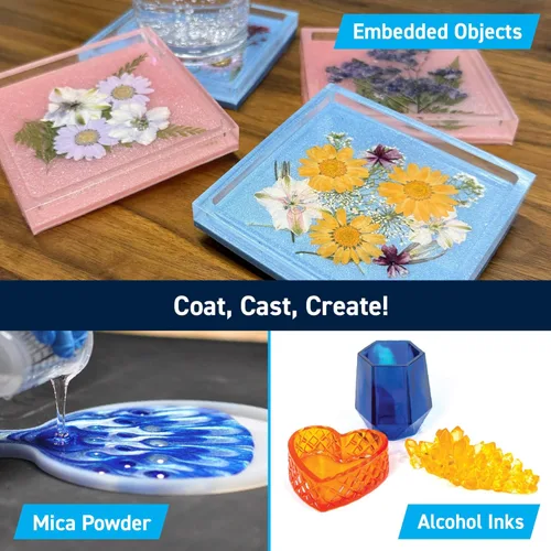 Miniatura 3 de TotalBoat kit de galón de revestimiento de resina Epoxy, parte superior de la mesa y parte superior de la barra, claro