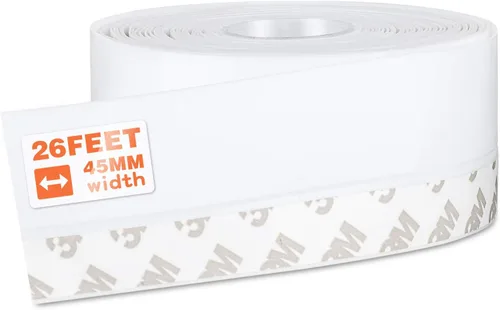 Miniatura 10 de MIKOSI cinta de sellado de silicona de 26 pies, cinta adhesiva para puertas, ventanas, huecos de duchas