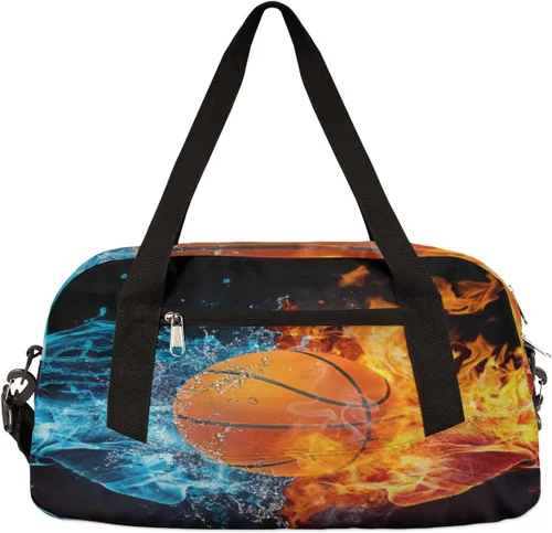 Bolsa de lona para niños, bolsa de gimnasio deportiva para niños, niñas y adolescentes, bolsa de mano para el fin de semana, bolsa de viaje para