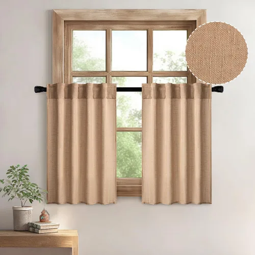 Miniatura 99 de MIULEE Cortinas de lino blanco de 108 pulgadas de largo para dormitorio, sala de estar, cortinas de ventana con textura de lino suave y grueso, Lino