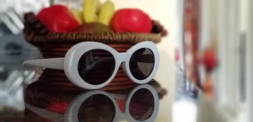 Miniatura 4 de Lxnoap Gafas de sol de marco grueso ovaladas retro atrevidas, gafas de sol ovaladas retro de Y2k, gafas de sol ovaladas ovaladas retro Mod Kurt